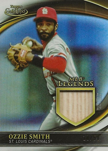 Ozzie Smith 2018 Topps Gold Label Class 2 Jumbo 5x7 # 90 Ltd Ed of 10