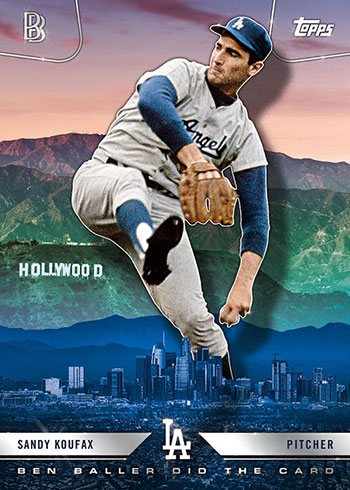 2020 Topps x Ben Baller Los Angeles Dodgers World Series Champions
