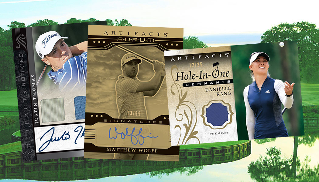 2021 SP Game Used Tour Gear Quad Tag Relic Pat Perez JB Holmes Dufner  Molinari 3