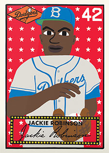 Topps Project 2020 281 Jackie Robinson by Keith Shore