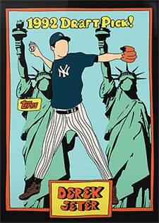 Topps Project 2020 308 Derek Jeter by Fucci