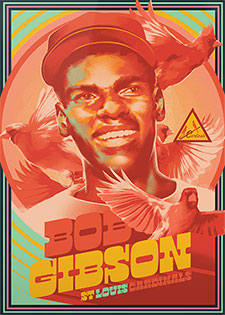 Topps Project 2020 312 Bob Gibson by Matt Taylor