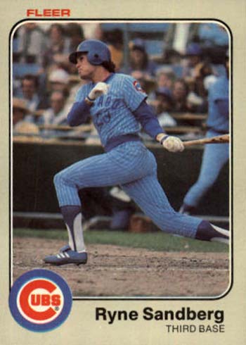  1983 Fleer Baseball Card #327 Tom Brookens