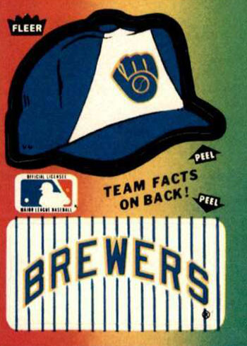  Baseball MLB 1983 Fleer #33 Rollie Fingers Brewers :  Collectibles & Fine Art