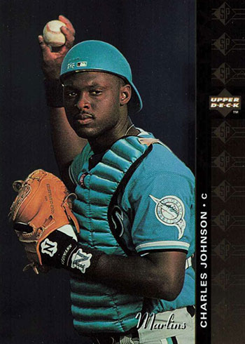 Charles Johnson 1997 Florida Marlins Home Road Alt World Series