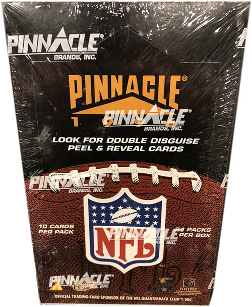 1995 PINNACLE QUARTERBACK COLLECTION UNOPENED 24 COUNT WAX PACK BOX 