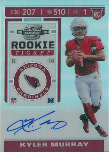 2019 Panini Chronicles Luminance Kyler Murray (Red) #201 PSA Gem, Lot  #50417