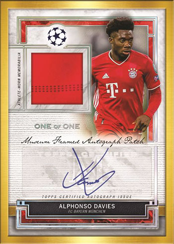 2020-21 Topps UEFA Champions League Museum Collection Checklist