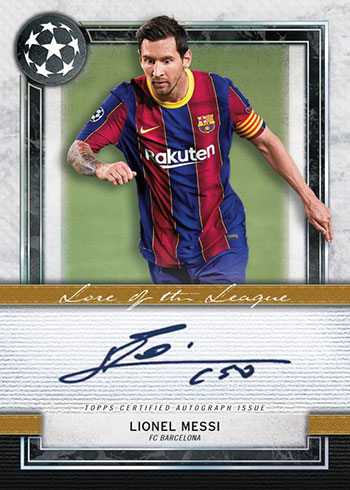 2020-21 Topps UEFA Champions League Museum Collection Checklist