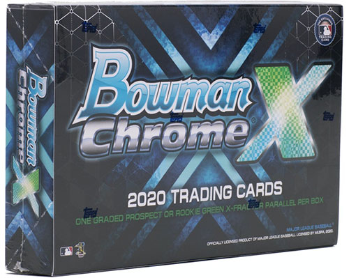 2020 Bowman Chrome X Baseball Box