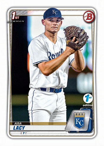 2020 Bowman Draft 1st Edition Sky Blue #BD-122 Heston Kjerstad