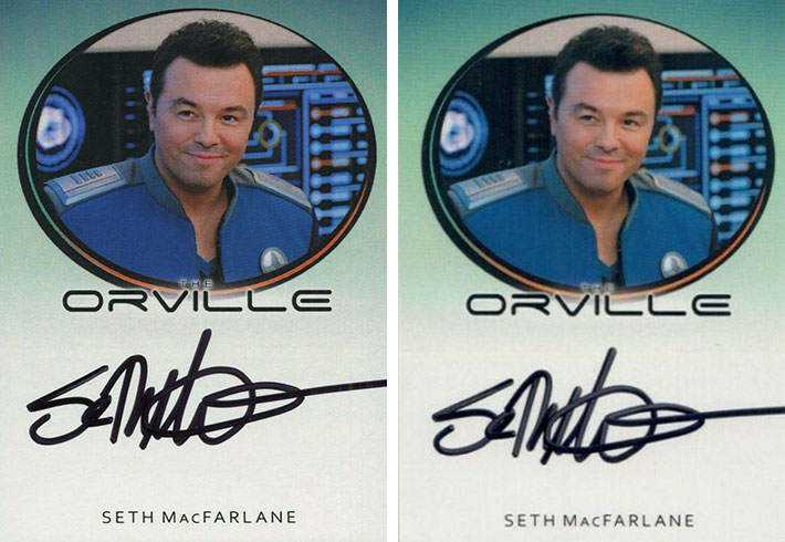 2020 Rittenhouse Orville Archives Seth MacFarlane Auto-Pen