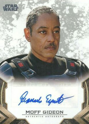 2020 Topps Mandalorian Season 1 Giancarlo Esposito Autograph