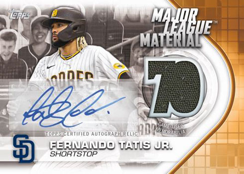 Fernando Tatis Jr 2021 Topps 2021 MLB Allstar Game Jersey Patch