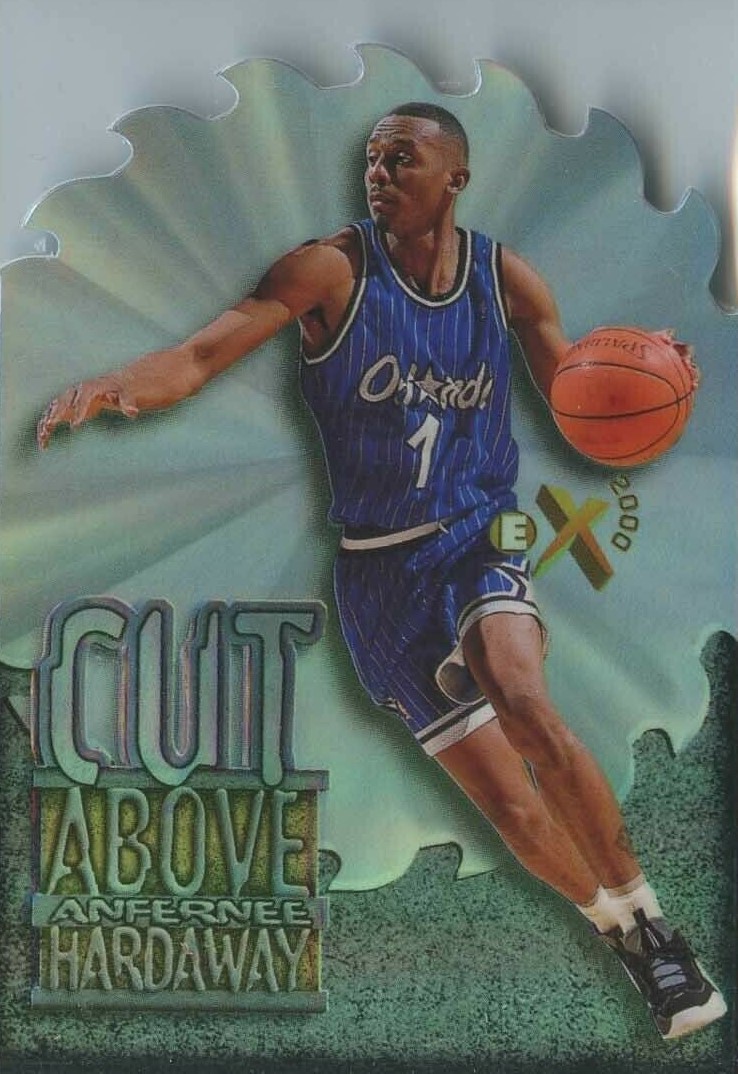 Cards and Kicks: 1996-97 E-X2000 Cut Above #2 Anfernee Hardaway 