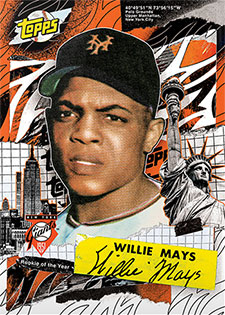 Topps Project 2020 332 Willie Mays by Tyson Beck