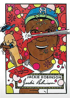 Topps Project 2020 339 Jackie Robinson by Ermsy