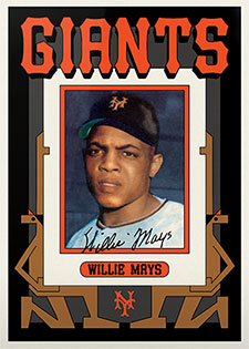 Topps Project 2020 346 Willie Mays by Grotesk