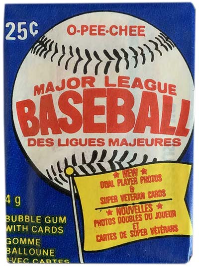 1983 O-Pee-Chee Baseball Pack