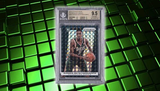 2013-14 Prizm Black Mosaic Giannis Antetokounmpo Tops $1 Million