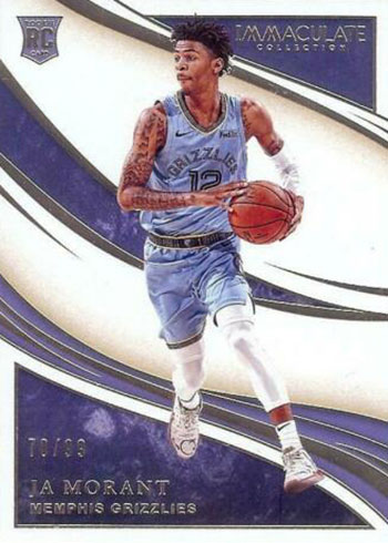 2020-21 Panini Contenders Season Ticket #75 Ja Morant Memphis Grizzlies NBA  Basketball Trading Card