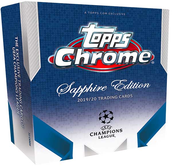 2019-20 Topps Chrome Sapphire UEFA Champions League Hobby Box