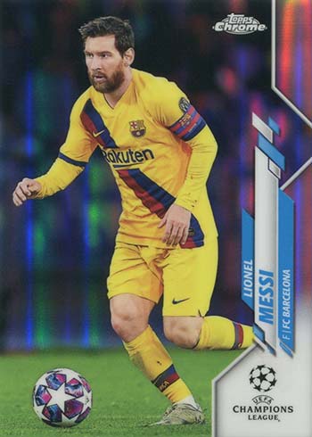 2019-20 Topps Chrome UEFA Champions League Lionel Messi Variation
