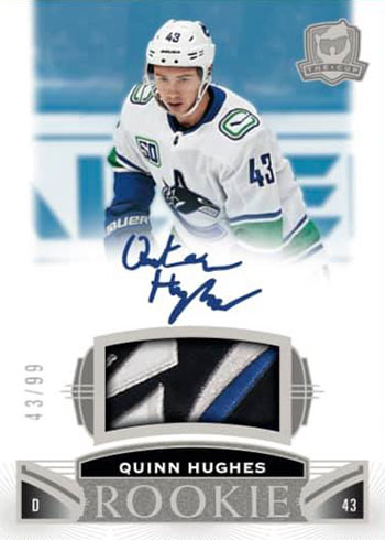 291-20 Upper Deck The Cup Hockey Rookie Auto Patch