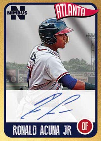 2020 Onyx Nimbus Baseball Gold Autograph