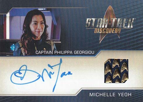 2020 Rittenhouse Star Trek Discovery Season 2 Autograph Relics Michelle Yeoh