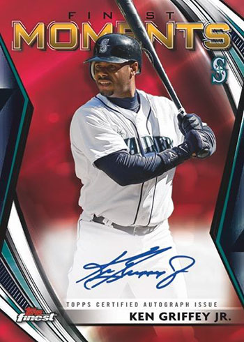 2023 Topps Finest Refractor Autograph Edgar Martinez Auto Seattle Mariners