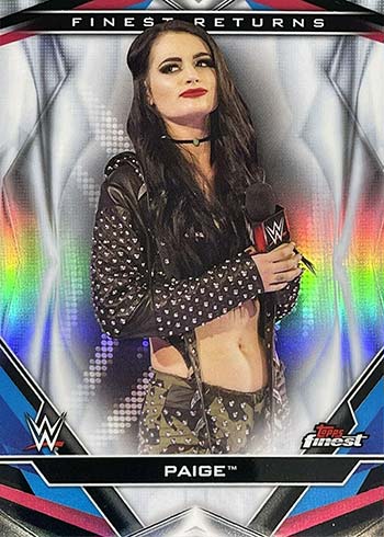2020 Finest WWE Wrestling #36 Bayley SmackDown Official World Wrestling Entertainment Trading Card From The Topps Company 