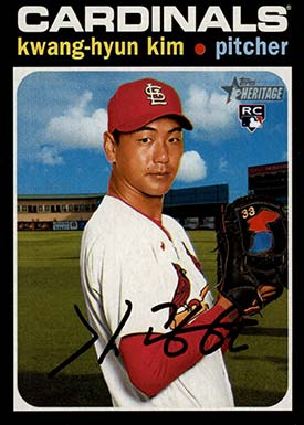 KWANG-HYUN KIM 2020 Topps Heritage High Number Rookie Performers #RP12  Rookie Card RC St. Louis Cardinals Baseball at 's Sports Collectibles  Store
