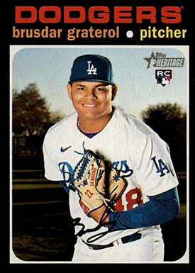 2020 Topps Baseball Brusdar Graterol #434 Los Angeles Dodgers RC