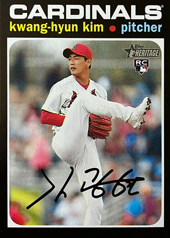 KWANG-HYUN KIM 2020 Topps Heritage High Number Rookie Performers #RP12  Rookie Card RC St. Louis Cardinals Baseball at 's Sports Collectibles  Store