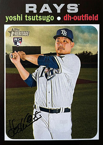 2020 YOSHI TSUTSUGO SIGNED TOPPS NOW AUTO CARD #10A ROOKIE TWO