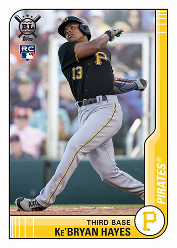 17 Cards 2021 Topps Series 1 & 2 Pittsburgh Pirates Team Set with Ke'Bryan Hayes RC & Adam Frazier 
