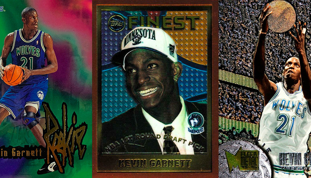 Kevin Garnett Rookie Cards Checklist, Gallery, Best RCs, Most Valuable