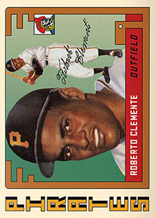 Topps PROJECT 2020 Card 45 - 1955 Roberto Clemente by Grotesk - Artist  Proof # to 20