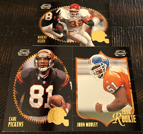 1996 PInnacle Summit Football 3rd and Long John Elway INSERT BRONCOS 1814  /2000