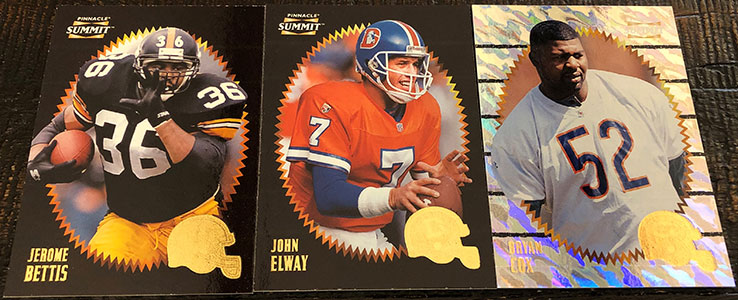 1996 PInnacle Summit Football 3rd and Long John Elway INSERT BRONCOS 1814  /2000