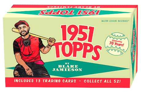 Topps entered baseball card market with first set in 1951