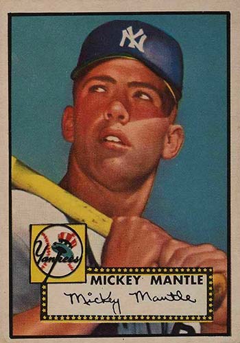 1952 Topps Mickey Mantle