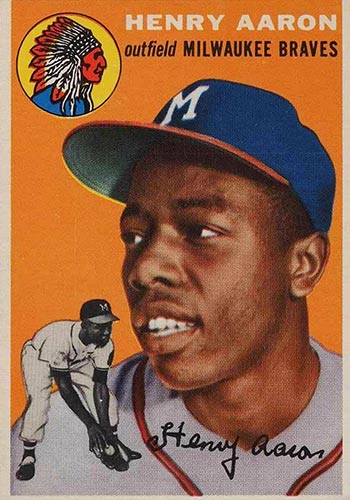 Lot - 1964 Topps #35 Eddie Mathews Milwaukee Braves Baseball Card