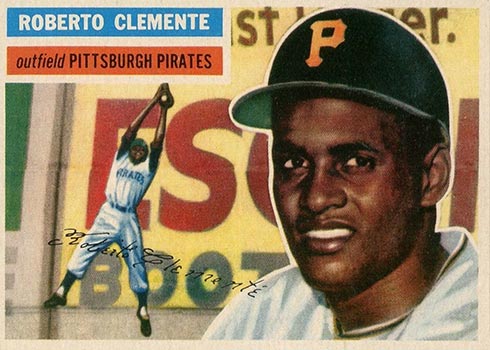 Lot - Bob Clemente 1967 Topps Baseball Card #400.