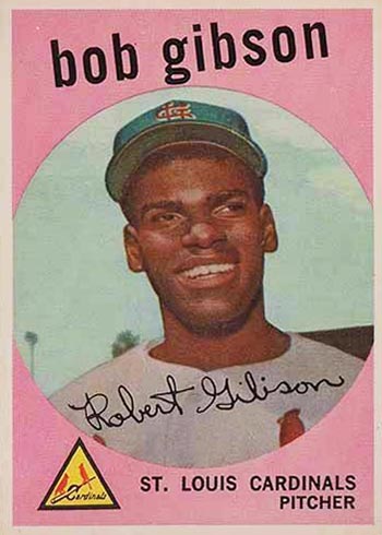 Bob Gibson St. Louis Cardinals 1974 Topps Baseball Card #350 (SET BREAK)