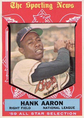 Full Vintage Topps Hank Aaron Baseball Cards Checklist, Gallery, Buying