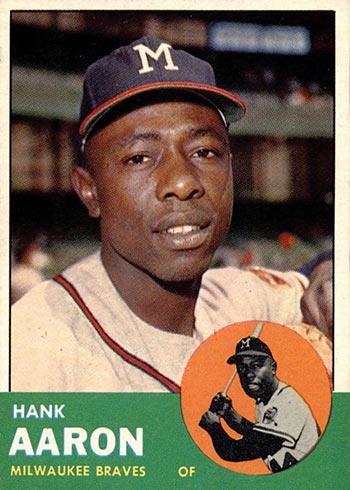 Hank Aaron 1963 Topps Base #390 Price Guide - Sports Card Investor