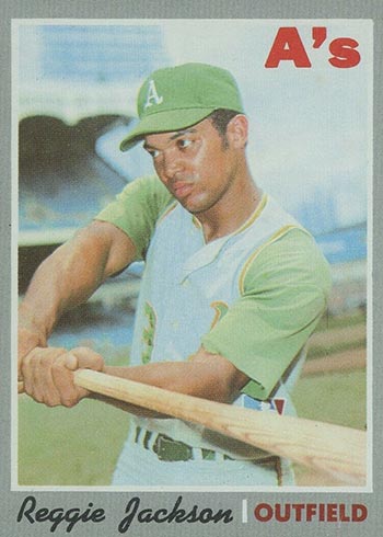 1970 Topps Baseball Reggie Jackson