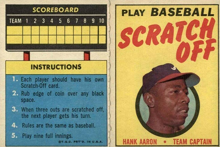 1971 Topps Super Hank Aaron